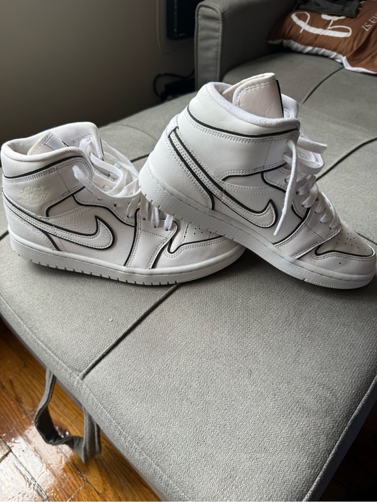Jordan Other - Jordan White Low-Top Sneakers with Black Insole